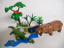 Alligator Nilpferd See Baum