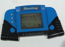 Vintage Shooting 3 Dimensions Elite LCD TABLETOP Handheld Game Retro G W Mod 727