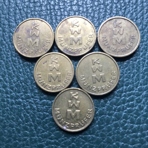 Kwm münzprüfer konvolut x - kwm, 6