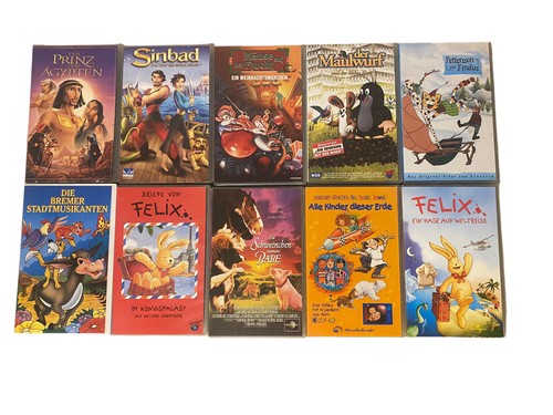 Vhs kinder filme sammlung - vhs,
