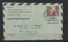 Berlin Luftpostleichtbrief
