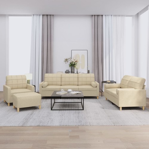 Sofagarnitur mit kissen sessel - sofagarnitur,