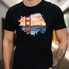 T-Shirt Herren Golden Gate