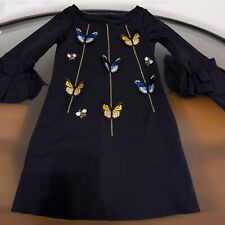 Monnalisa Kleid Jakioo Gr.116 - 6 Jahre mit Schmetterlingen Mädchen Wunderschön 