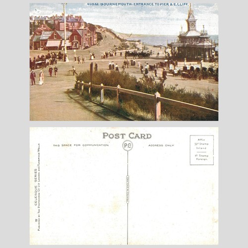 Alte postkarte bournemouth - alte,