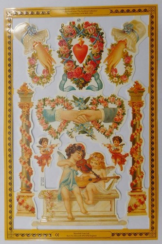 Glanzbilder engel harfe - glanzbilder,
