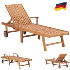 Sonnenliege Gartenliege Teak