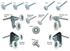 Laufrolle 46 mm Garagentor Sektionaltor Führungsrolle Rollen Torrollen Edelstahl