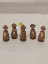 5x Kurrende Holzfiguren