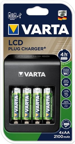 Varta akku ladegerät lcd plug - akku-ladegerät,