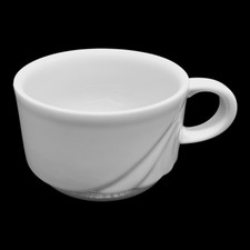 Teetase 150ml Eschenbach Porzellan Tee Tasse Tassen stapelbar Weiß B-Ware