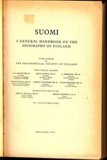Suomi A General Handbook on the Geography of Finland Granö, J.G., Risto Jurva  u