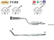 ✅ Katalysator für Mercedes 190 (W201), E 2.0/2.3, 87/90/97/100kW, Euro 2