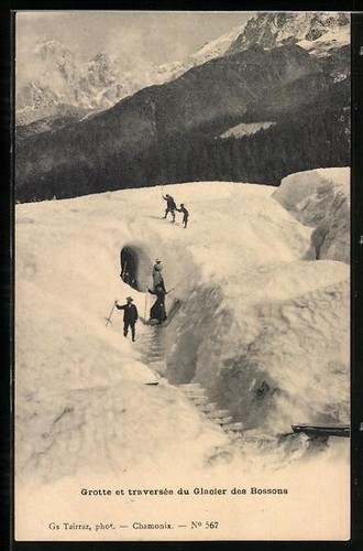 Glacier des bossons - glacier, grotte