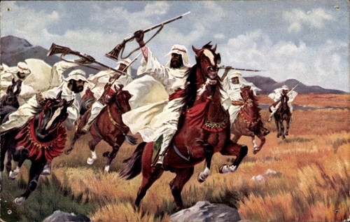 Arabische krieger zu - ak,