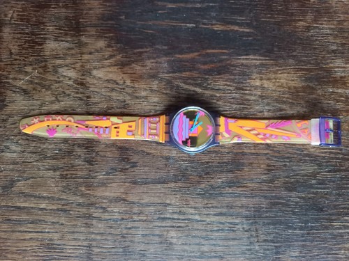 Swatch uhr bunt - , retro
