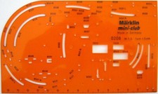 Gleisplan Zeichen Schablone