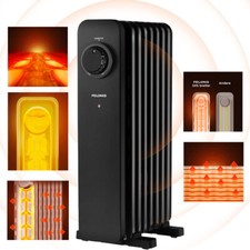 🔥TOP Ölradiator Öl Radiator Heizer Heizkörper Heizlüfter Elektro-Heizung sw