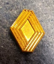 Renault anstecknadel gold 90er - renault,