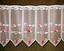 Herz Scheibengardine in 4