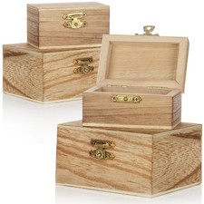 4x Holz Schatulle in