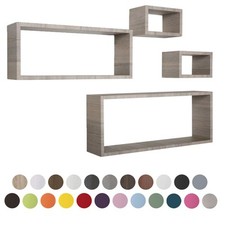 RECHTECKIGER 4ER SET WANDREGAL