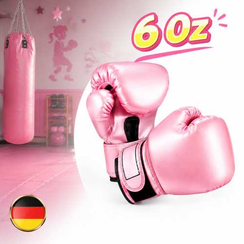 Leder 6oz boxhandschuhe - pu-leder,