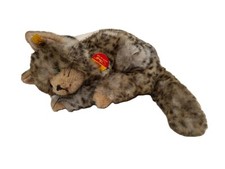 Original Steiff Stofftier Katze Susi liegend Plüschtier vintage retro haustier