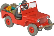 Willys Jeep MB 1943 mit Booklet - Tim und Struppi Auto tintin Model 1/24