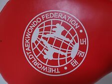 2 Taekwondo Tritt Pads PU Doppel Kick Schlagpolster Target Training Handpratze..