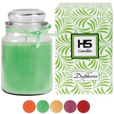 Große Duftkerze im Bonbon