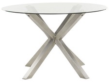 Gartentisch Glas transparent