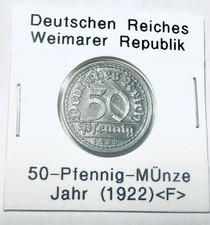 Weimarer Republik 50 Pfennig