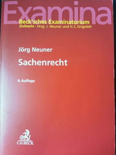 Sachenrecht jörg neuner - sachenrecht,