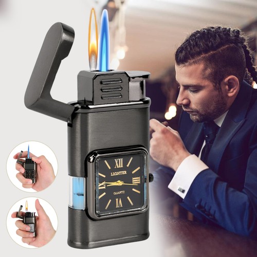 Feuerzeug mit uhr - feuerzeug,
