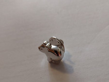 Pierre Lang Eisbär Anstecker Knopfbrosche Silberfarben