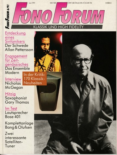 Fono forum 1991 allan - fono, 6/1991