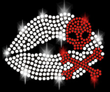 STRASSSTEINE LIPPEN Kuß