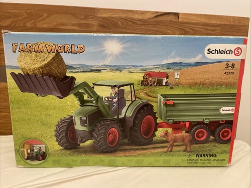 Schleich traktor mit anhänger - schleich,