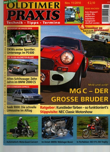 Zeitschrift oldtimer praxis - oldtimer,
