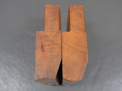 Paar vintage holz formhobel - paar,