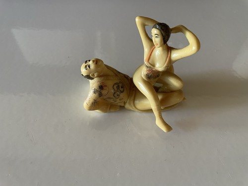 Netsuke vintage erotic - vintage,