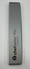 Tupperware Chefserie Pro Schinkenmesser Schwarzer Griff 20,5cm Edelstahl Japan 