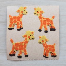 SANDYLION Stoff/Fuzzy Sticker