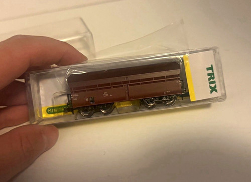 Minitrix güterwagen braun - güterwagen,