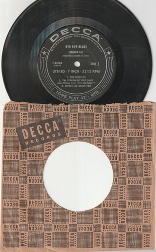 Brenda lee rare ep - lee,