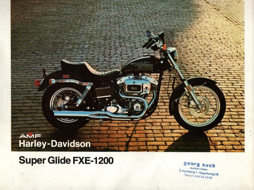 Prospekt datenblatt motorrad - prospekt,