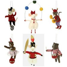 Filz Anhänger Maus Affe Bär