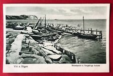 AK VITT auf Rügen um 1930 Strandpartie und Arkona mit Fischerboote    ( 104650