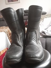 Motorradstiefel Daytona Journey XCR, Gr. 47, Kurzschaft, Leder schwarz